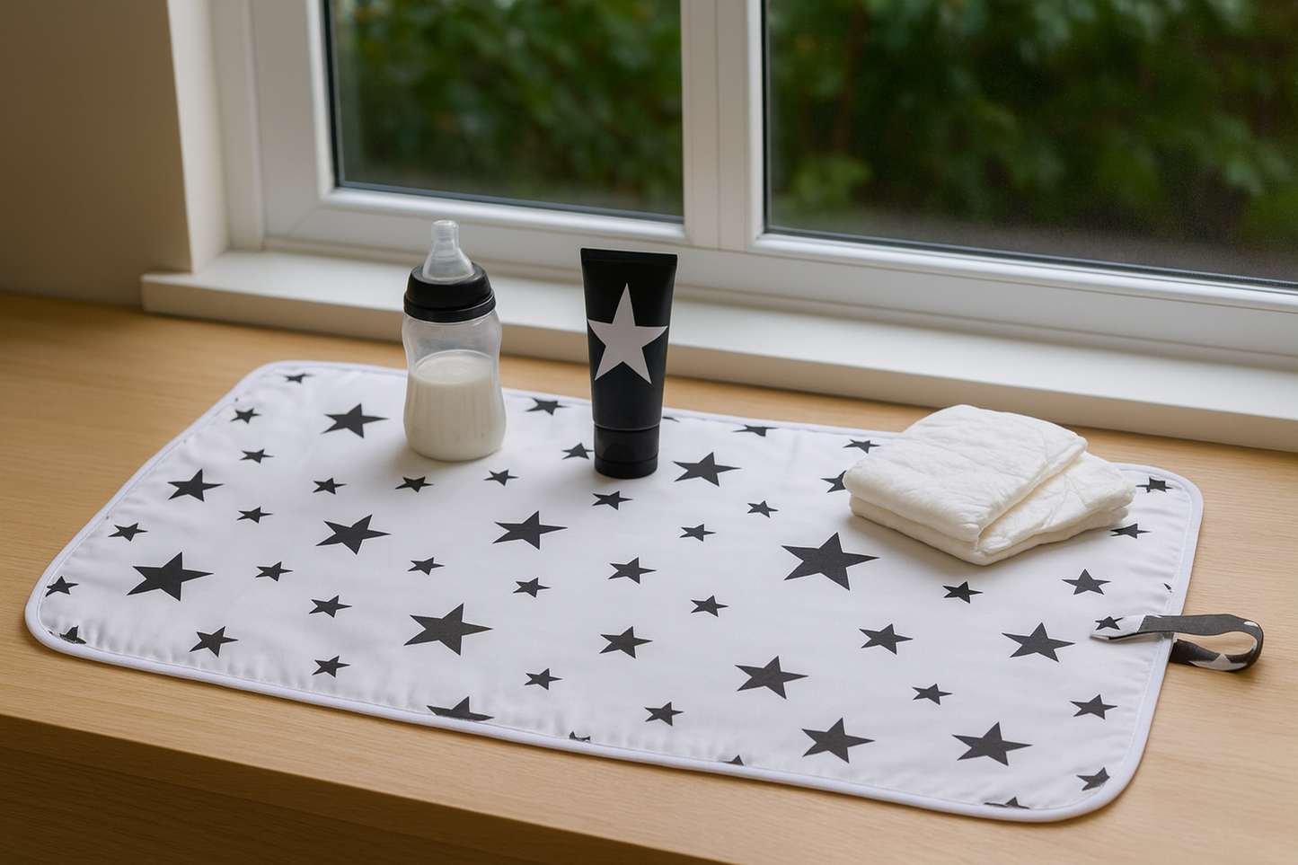 Tapis à langer portable – Imperméable, pliable & ultra doux