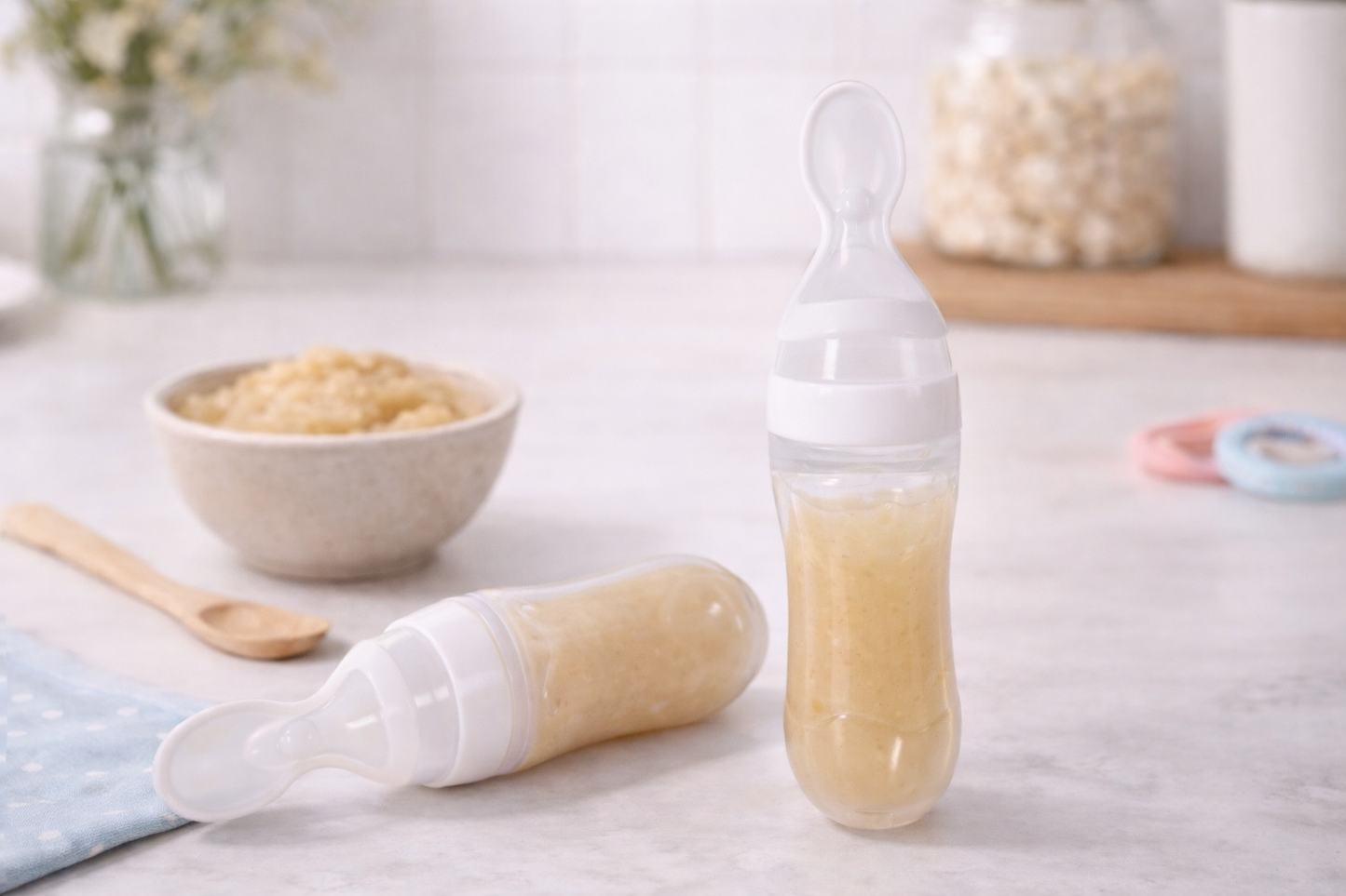 Biberon d'apprentissage ergonomique