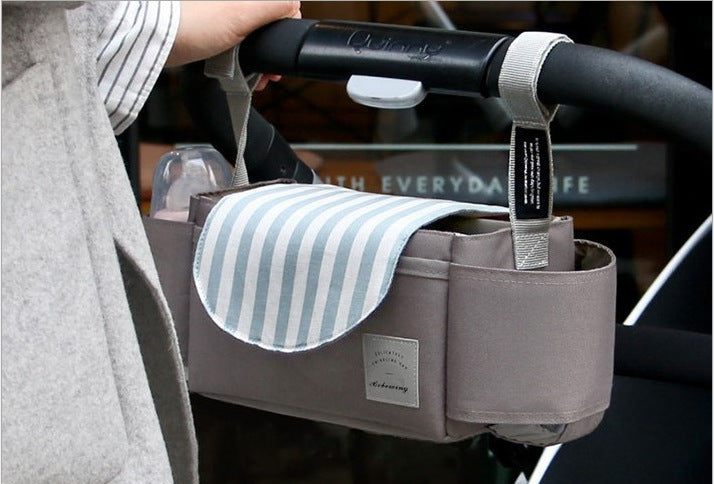 Organisateur de Poussette Bébé – Sac de Rangement Multifonction pour Sorties