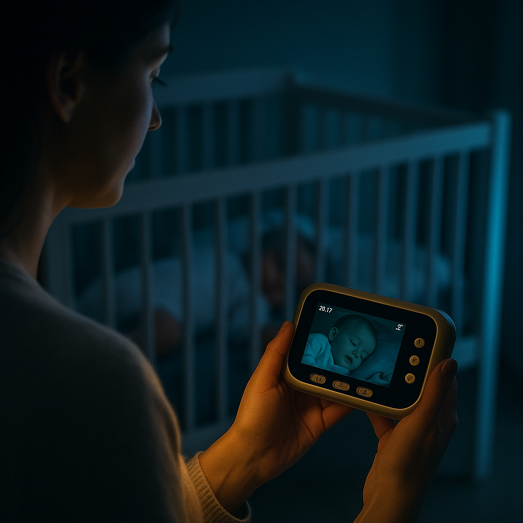 Sonnette Connectée avec Écran 2,8’’ – Caméra HD, Vision Nocturne & Détection de Visiteurs