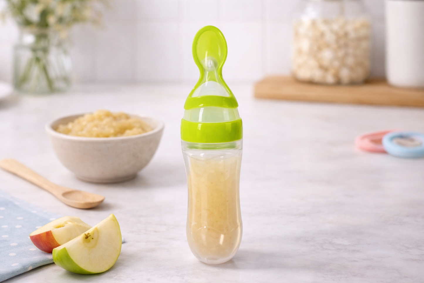 Biberon d'apprentissage ergonomique