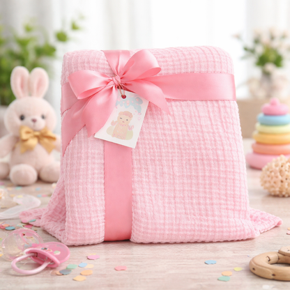 Couverture Bébé en Coton Ultra Doux - Légère & Respirante