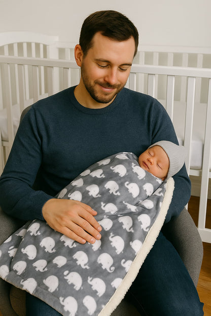 Couverture Bébé en Flanelle Ultra Douce – Chaude & Confortable