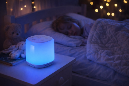 Bruit Blanc Bébé avec Veilleuse Douce – Endormissement Rapide