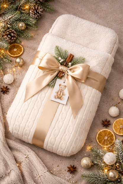 Sac de Couchage Bébé Tricoté – Doux, Chaud et Ultra Confort