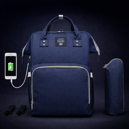 Sac à Langer Premium avec port USB - Grande capacité, Rangement optimal, Étanche & Durable