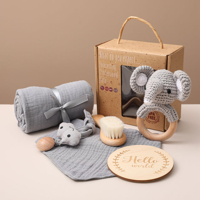 Coffret Cadeaux Bébé - Essentiel, Doux & Naturels (6 pièces)