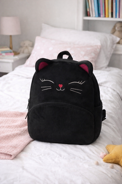 Sac à dos enfant en peluche – Chat mignon