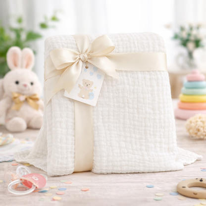 Couverture Bébé en Coton Ultra Doux - Légère & Respirante