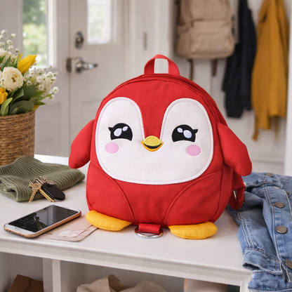 Sac à Dos Pingouin Enfant (2–6 Ans) – Léger, Mignon & Confortable
