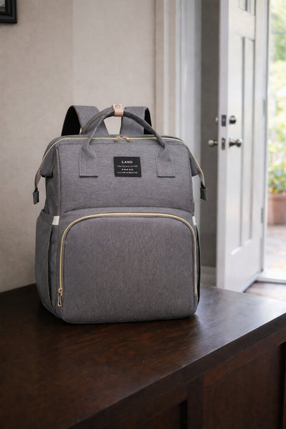 Sac à Langer 3-en-1 avec Lit Bébé Intégré – Grande Capacité & Isotherme