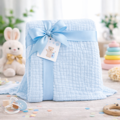 Couverture Bébé en Coton Ultra Doux - Légère & Respirante
