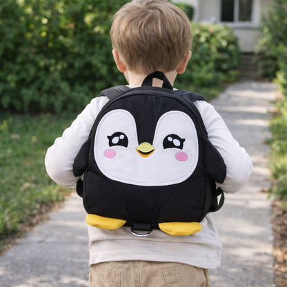 Sac à Dos Pingouin Enfant (2–6 Ans) – Léger, Mignon & Confortable