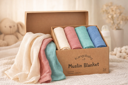 Bavoirs Bébé Ultra Doux en Gaze (Pack de 5)