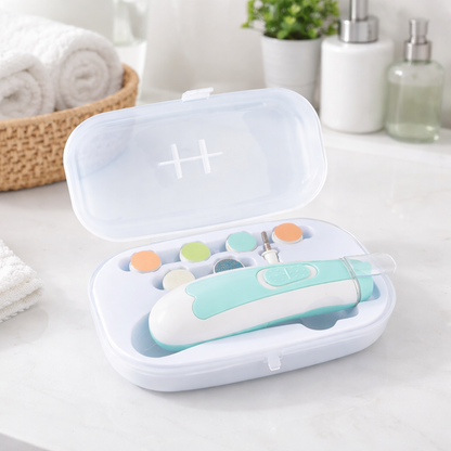 Coupe-Ongles Électrique Bébé – Soin Doux & Sécurisé | Anti-Pincement | Nouveau-Né à 3 Ans