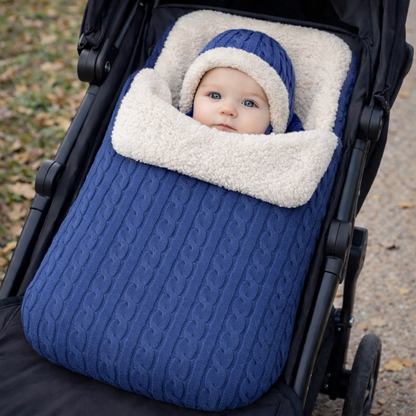 Sac de Couchage Bébé Tricoté – Doux, Chaud et Ultra Confort