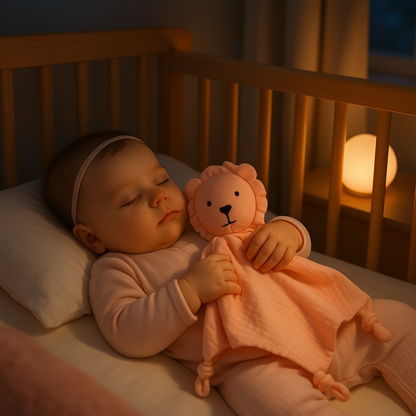 Doudou Bébé en Mousseline – Coton Ultra Doux & Apaisant