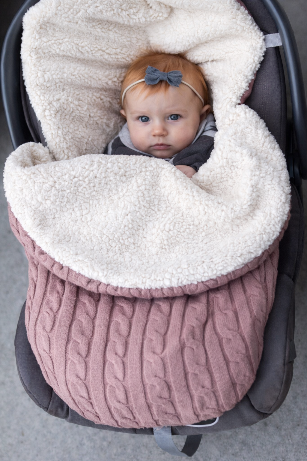 Sac de Couchage Bébé Tricoté – Doux, Chaud et Ultra Confort