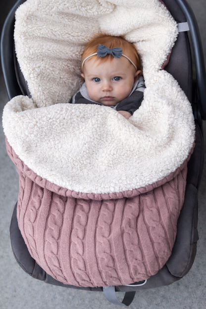 Sac de Couchage Bébé Tricoté – Doux, Chaud et Ultra Confort