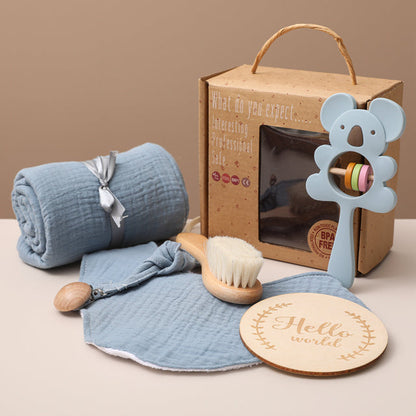 Coffret Cadeaux Bébé - Essentiel, Doux & Naturels (6 pièces)