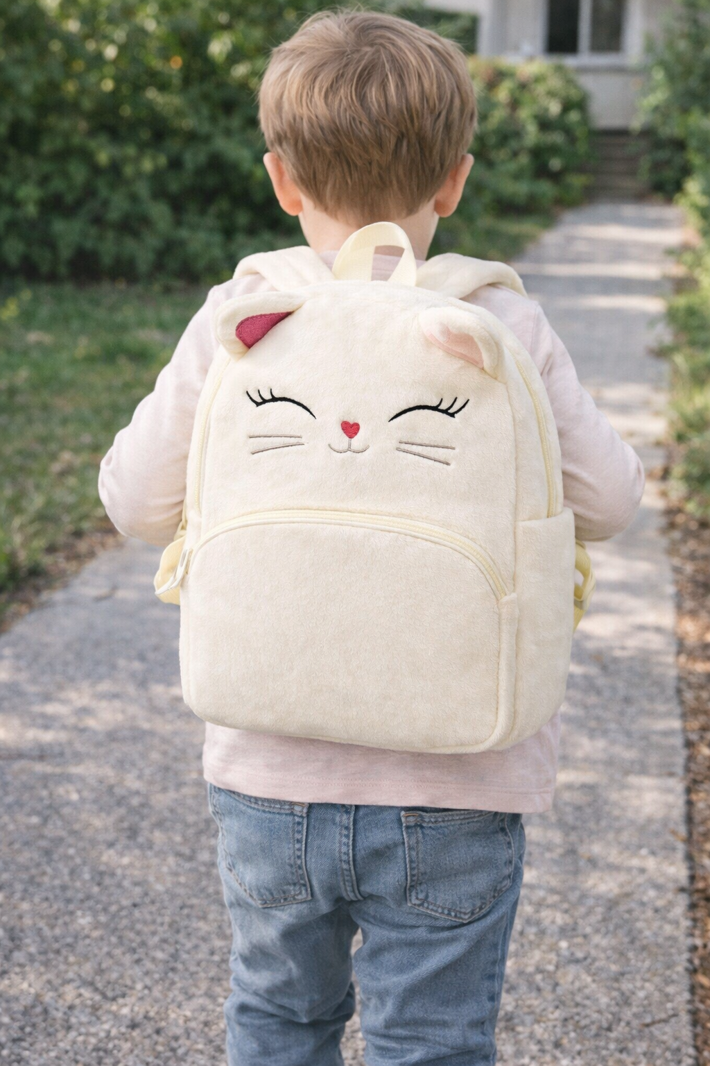 Sac à dos enfant en peluche – Chat mignon