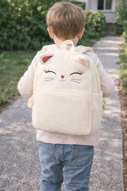 Sac à dos enfant en peluche – Chat mignon