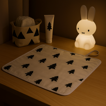 Tapis à langer portable – Imperméable, pliable & ultra doux