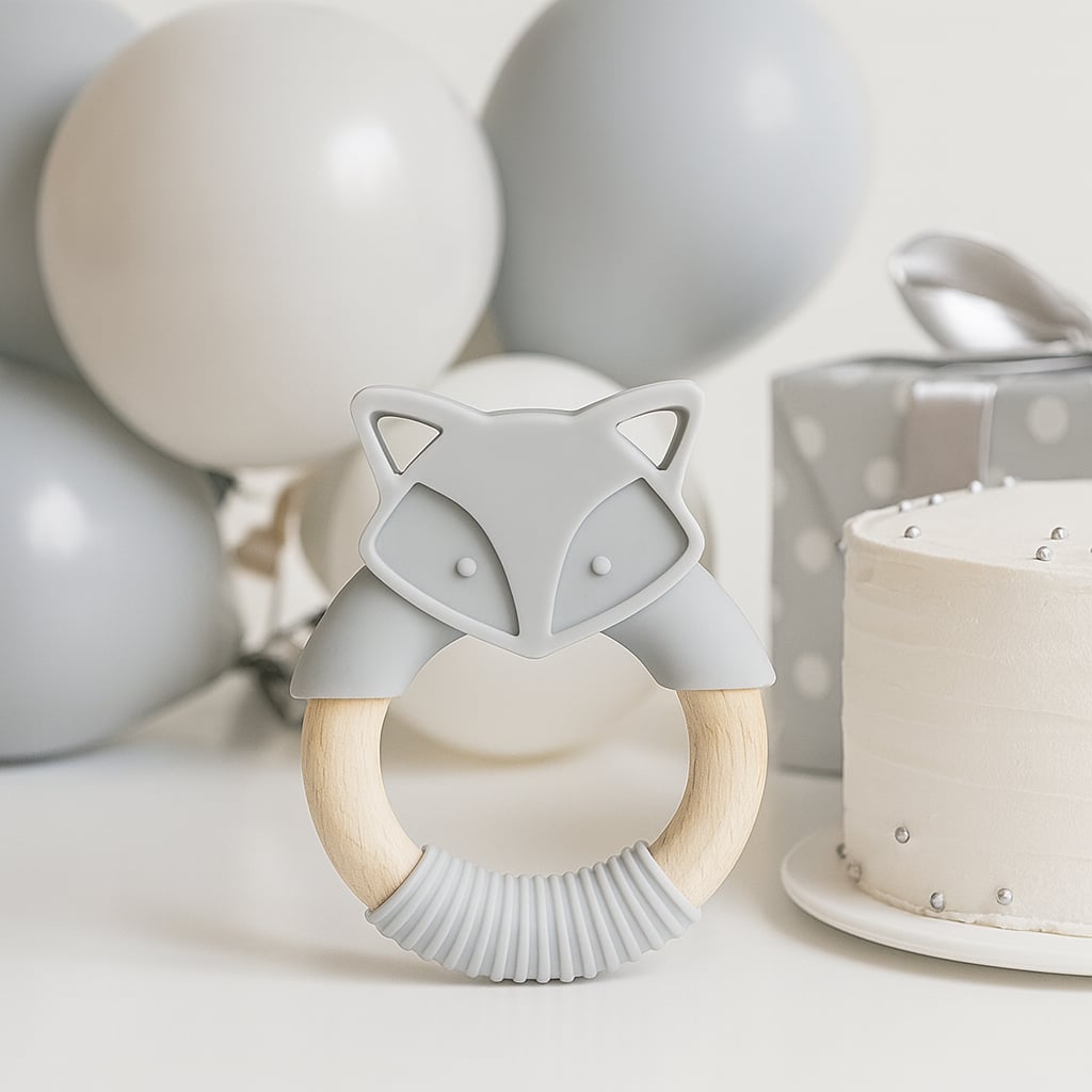 Anneau de Dentition Renard 🦊 | Doux & Naturel pour Bébé