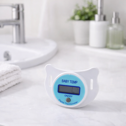 Tétine Thermomètre Bébé – Mesure de Température Douce & Sécurisée