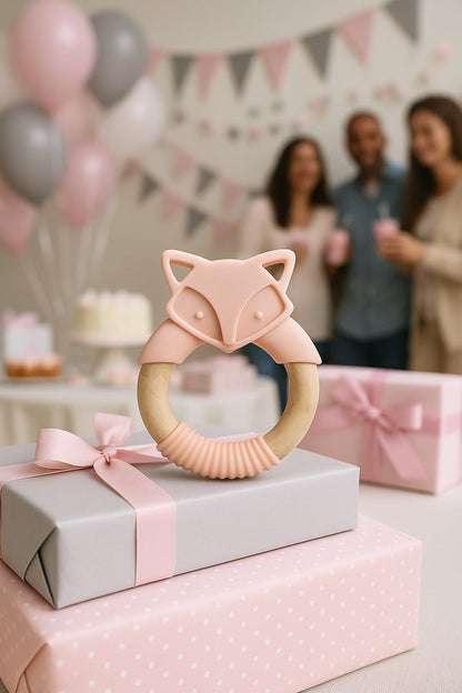 Anneau de Dentition Renard 🦊 | Doux & Naturel pour Bébé