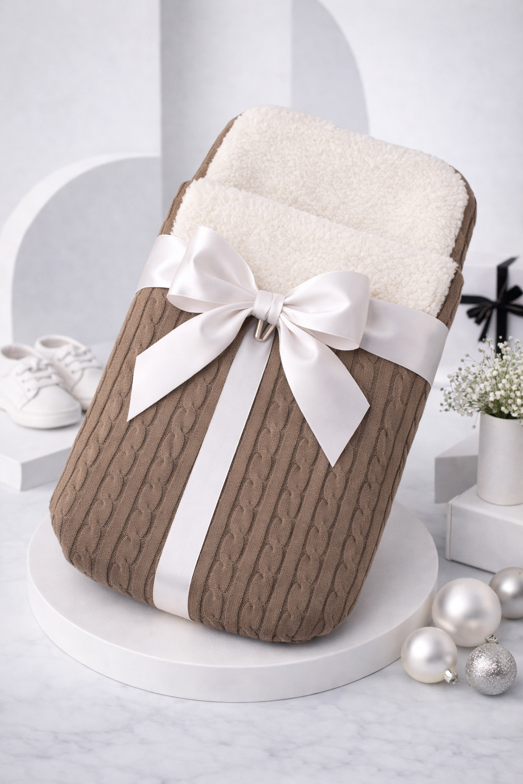Sac de Couchage Bébé Tricoté – Doux, Chaud et Ultra Confort