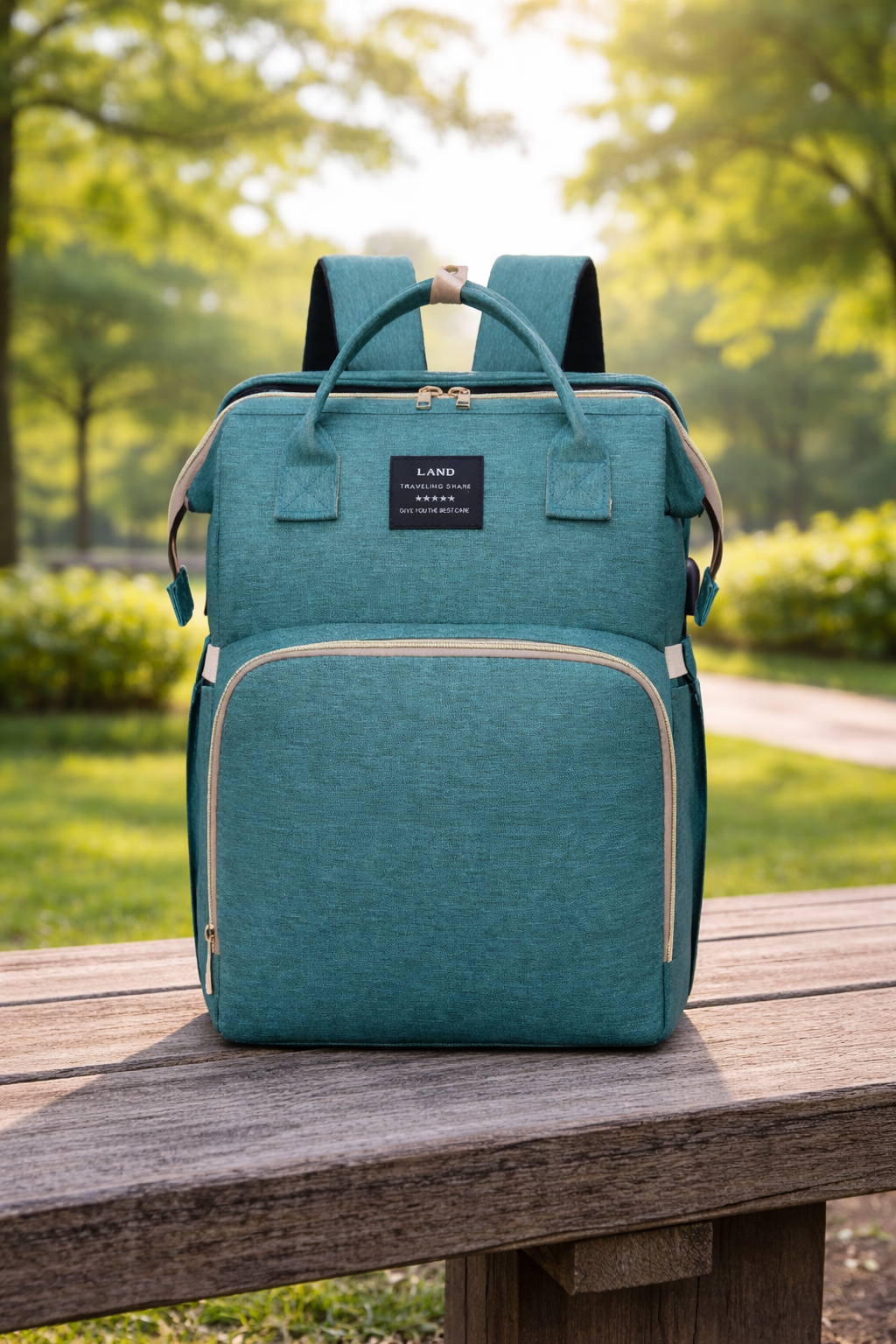 Sac à Langer 3-en-1 avec Lit Bébé Intégré – Grande Capacité & Isotherme