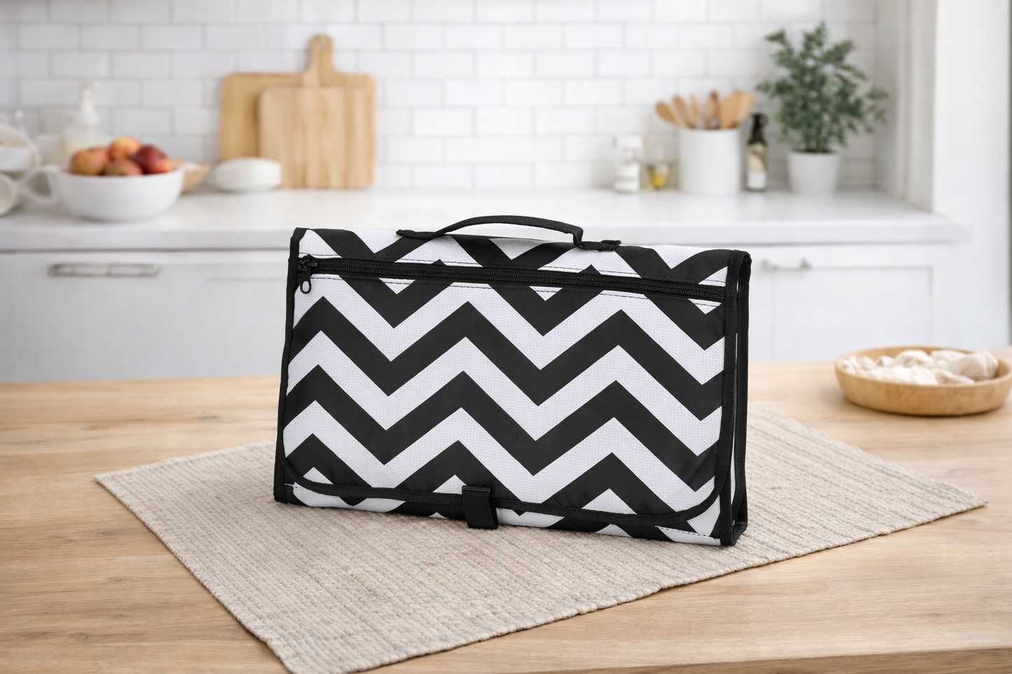 Matelas à Langer Portable Pliable – Tapis de Change Imperméable avec Pochette de Rangement | Voyage & Sorties Bébé