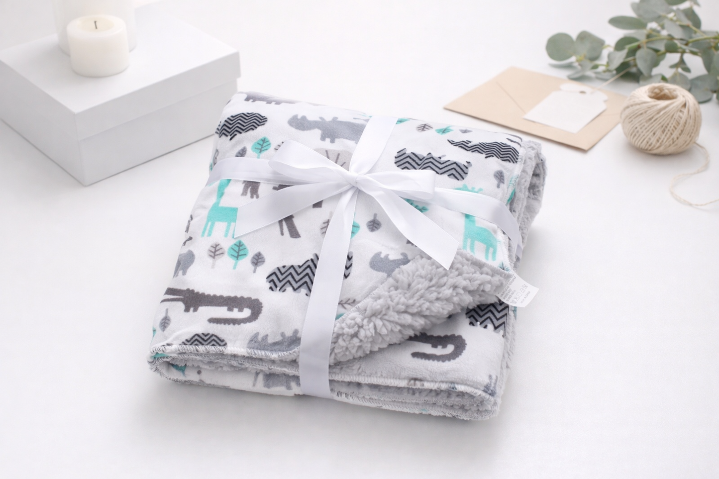 Couverture Bébé à Motifs Cartoon