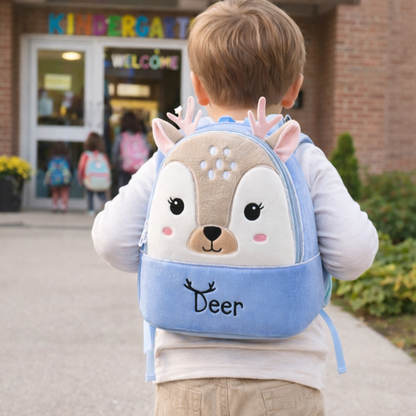 Sac à Dos Bébé & Enfant en Peluche Animaux – Léger, Doux