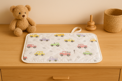 Tapis à langer portable – Imperméable, pliable & ultra doux