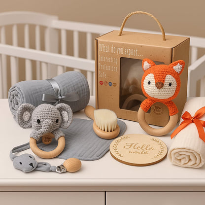 Coffret Cadeaux Bébé - Essentiel, Doux & Naturels (6 pièces)