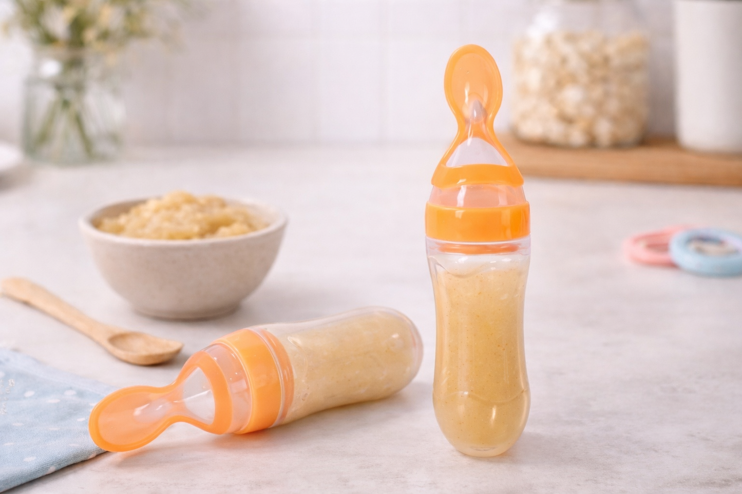 Biberon d'apprentissage ergonomique